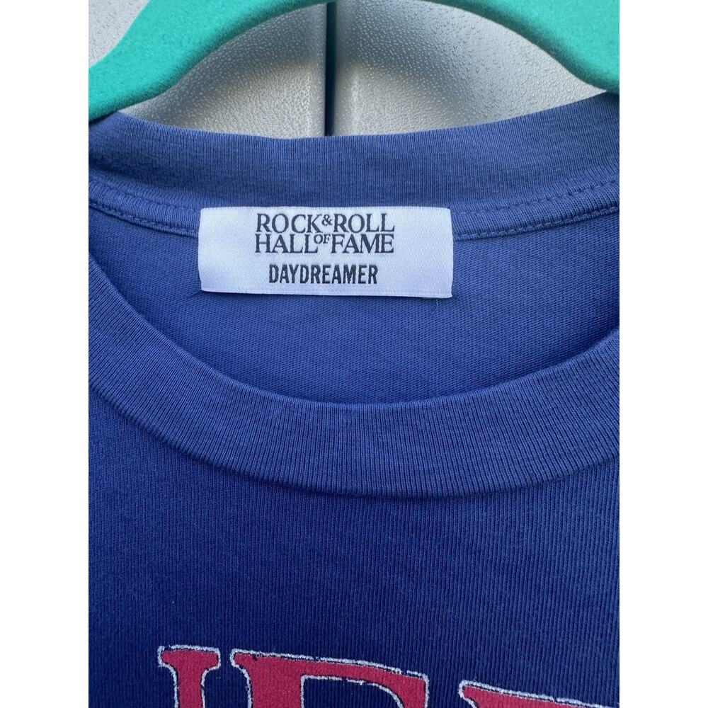 Daydreamer Rock Hall Of Fame Queen Tour 80 Woman's T-Shirt Blue Sz M READ - Picture 9 of 11